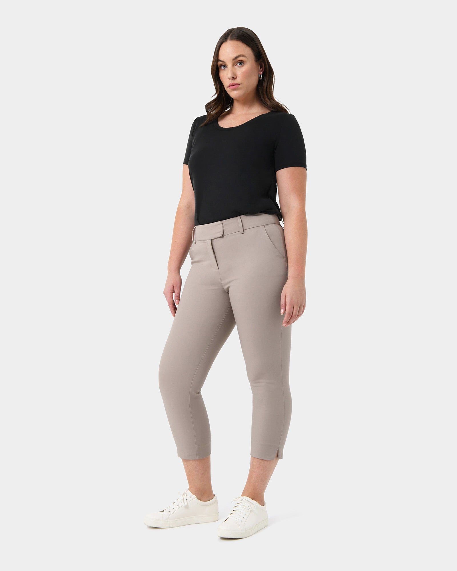 Josie Cropped Notch Pants
