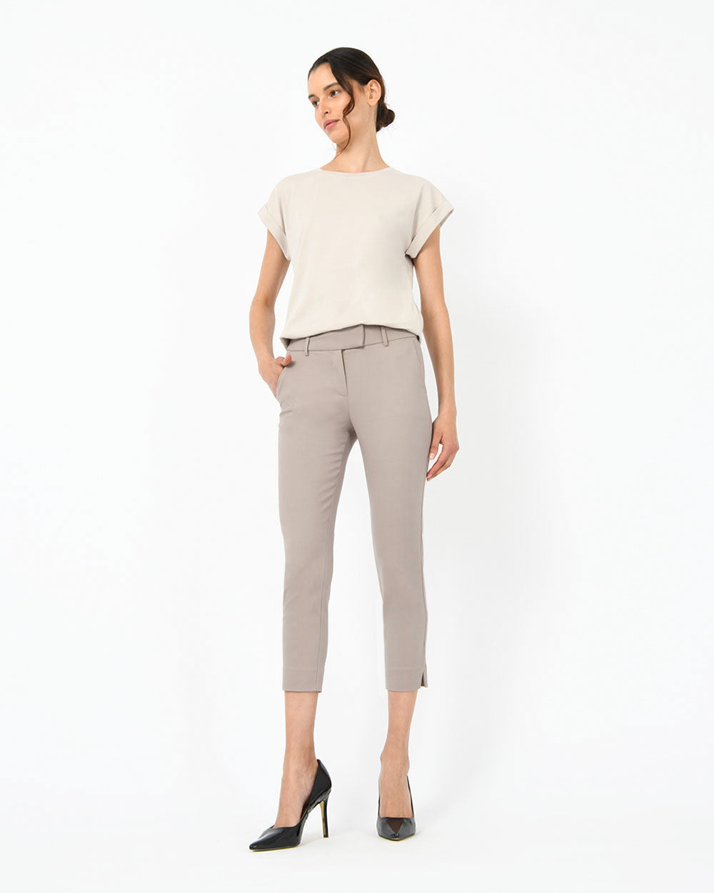 Josie Cropped Notch Pants