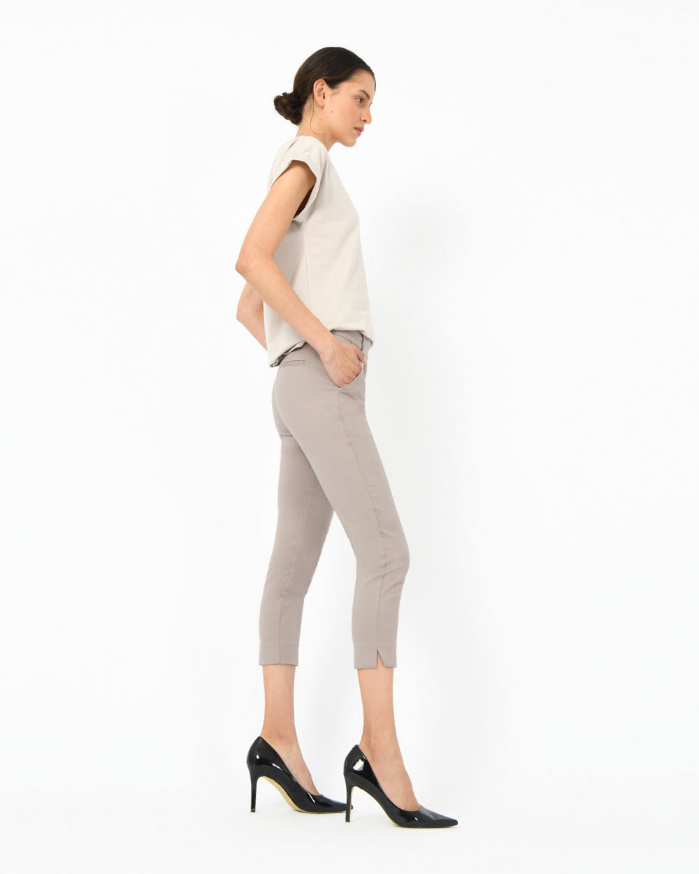 Josie Cropped Notch Pants