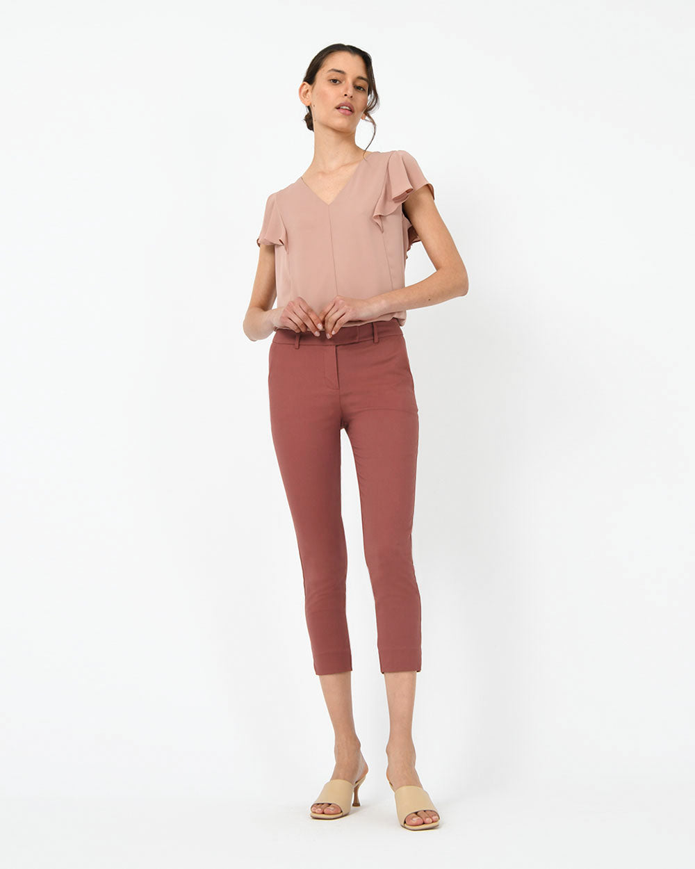 Josie Cropped Notch Pants