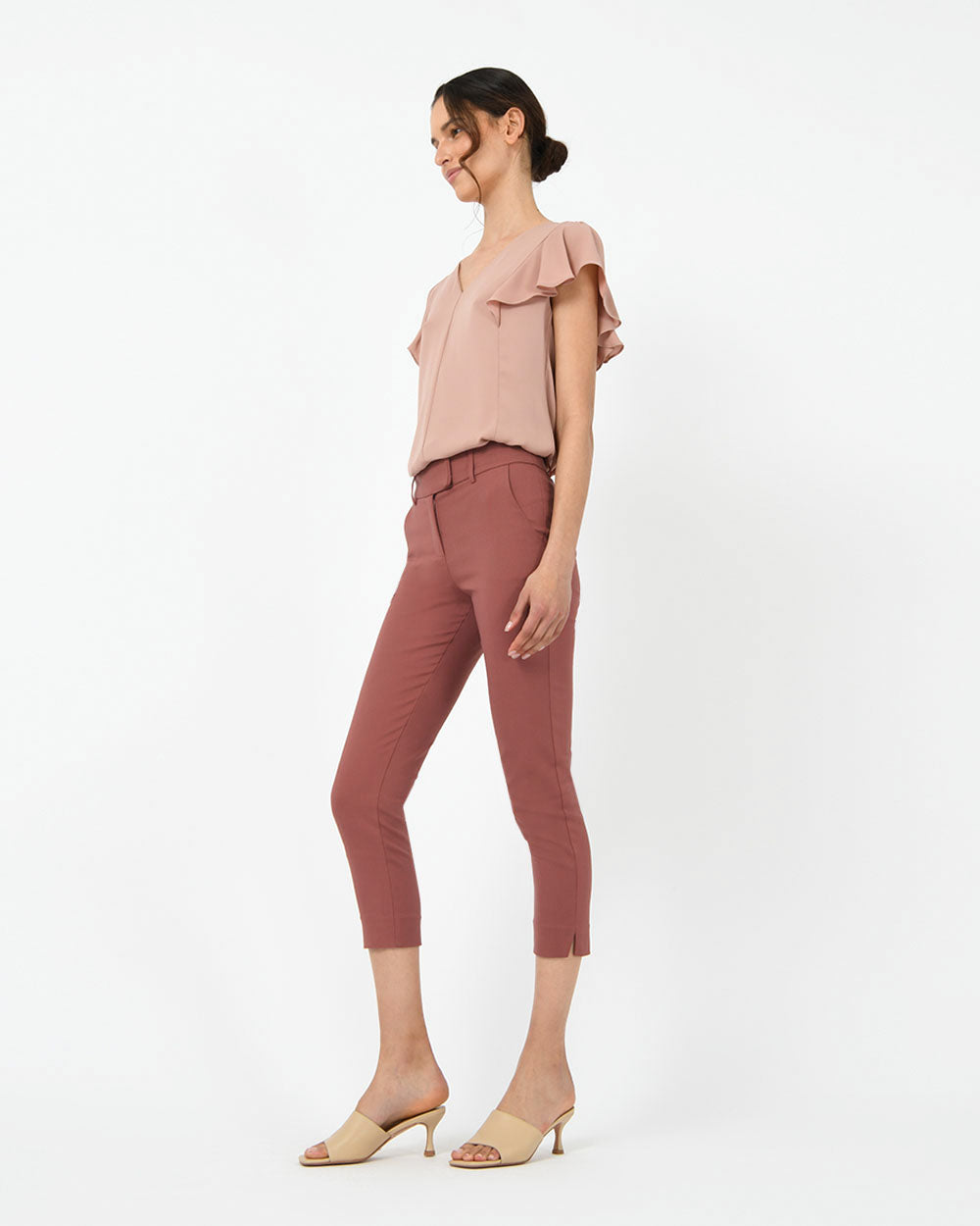 Josie Cropped Notch Pants