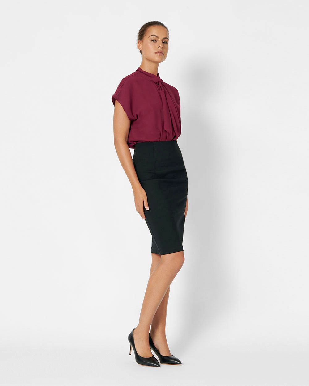 Rose Pencil Skirt
