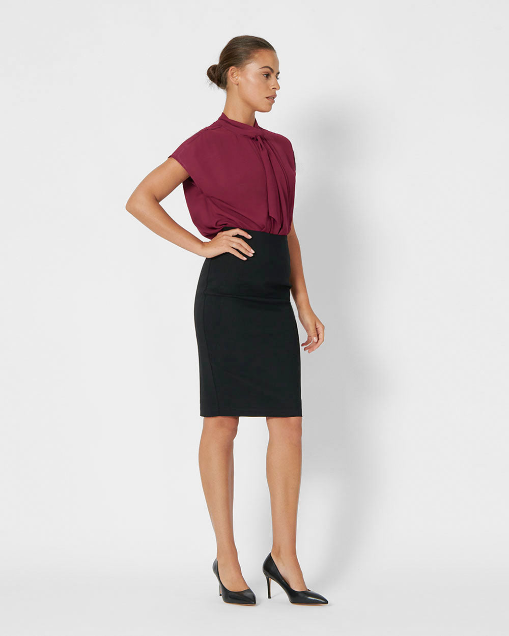 Rose Pencil Skirt