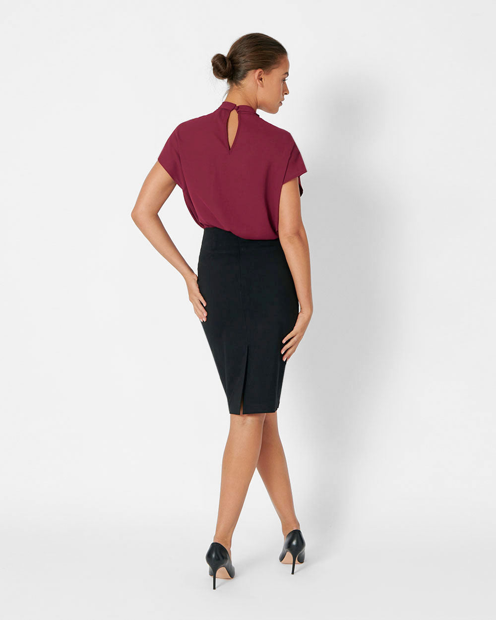 Rose Pencil Skirt