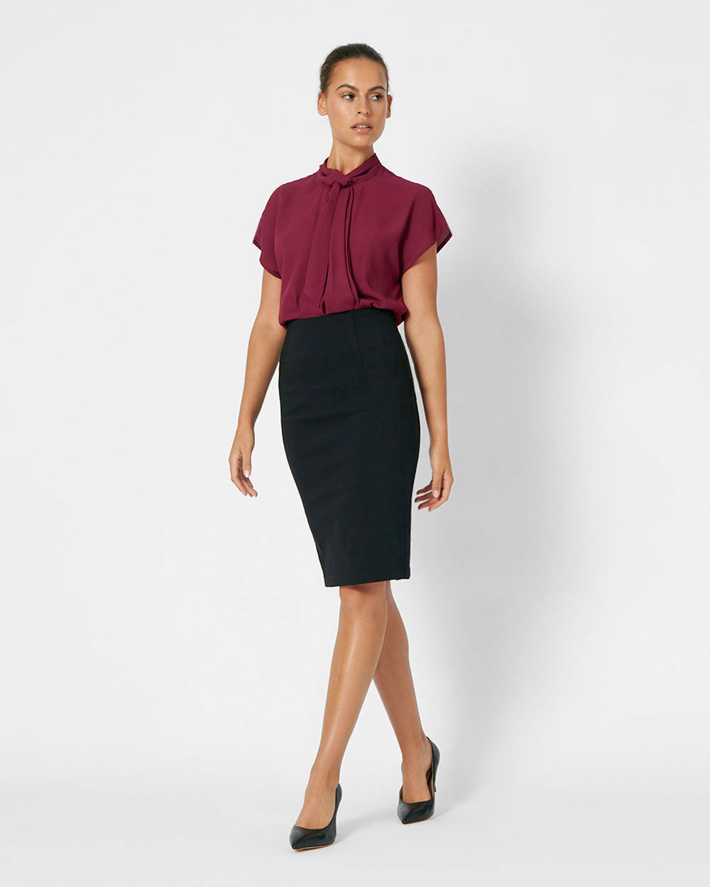 Rose Pencil Skirt