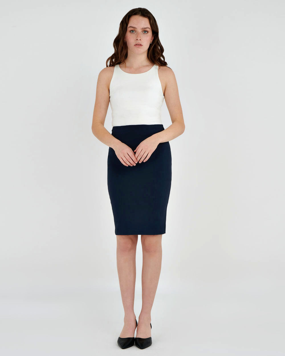 Rose Pencil Skirt