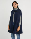 Kennedi Round Neck Cape Coat