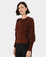 Savannah Puff Sleeve Knit Top
