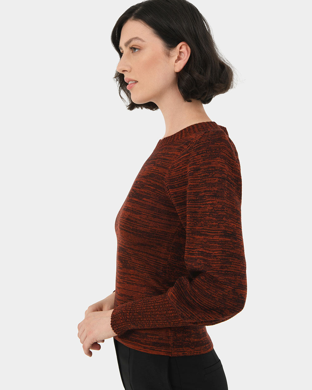 Savannah Puff Sleeve Knit Top