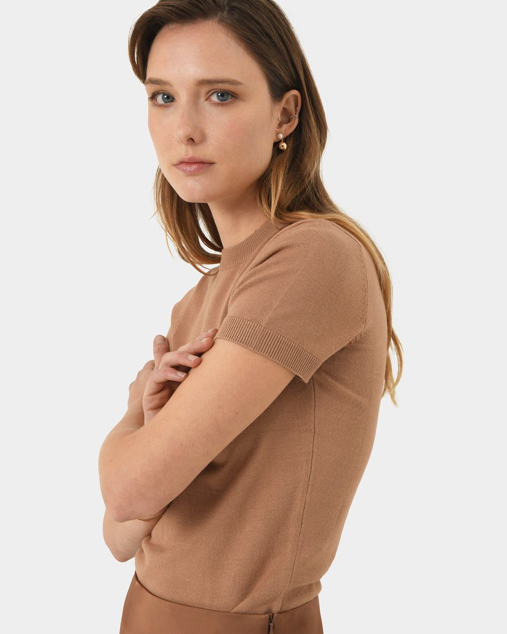 Catherine Short Sleeve Knit