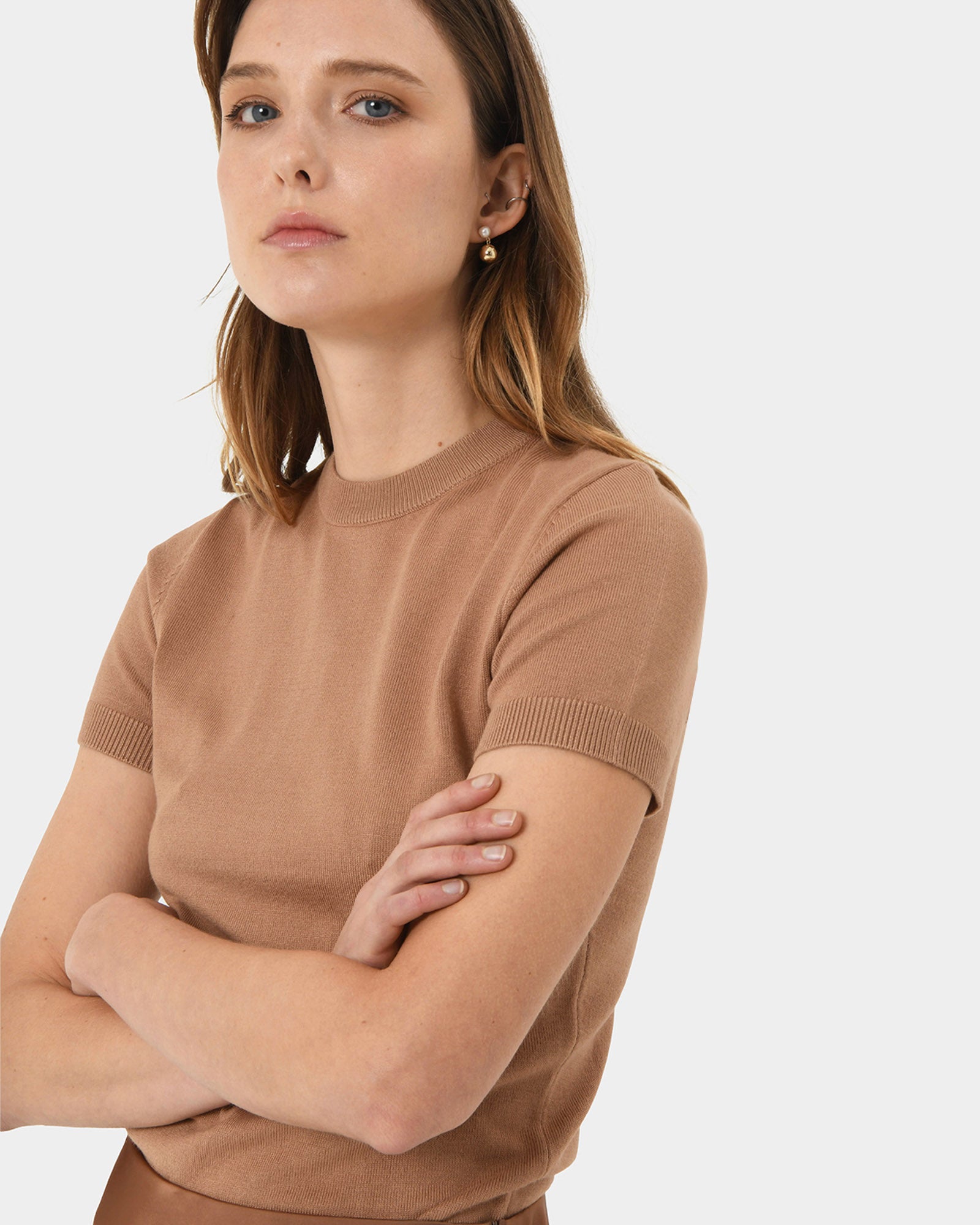 Catherine Short Sleeve Knit