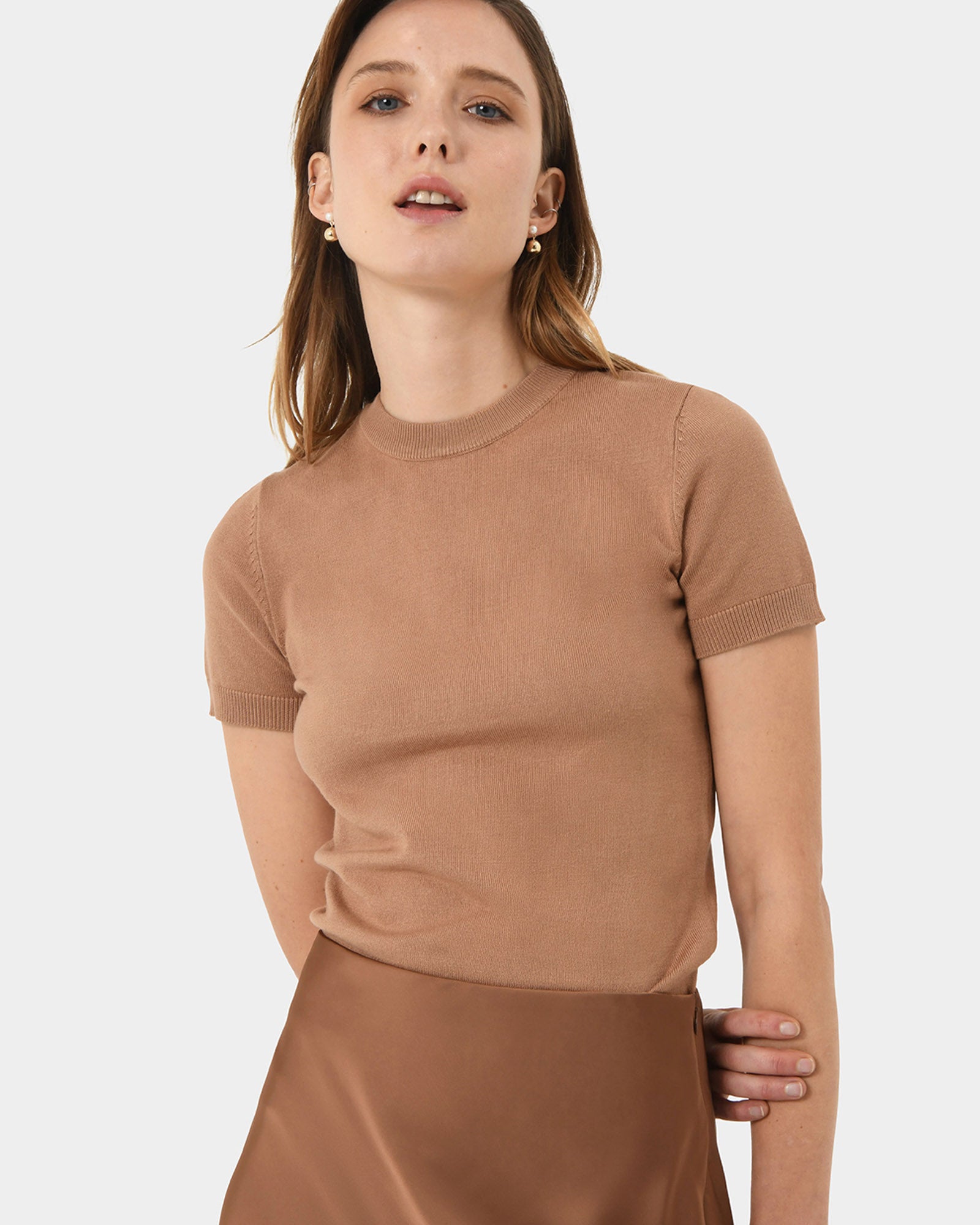 Catherine Short Sleeve Knit