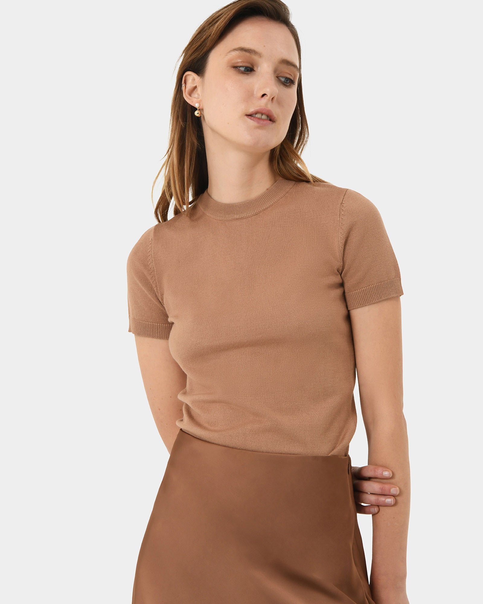 Catherine Short Sleeve Knit
