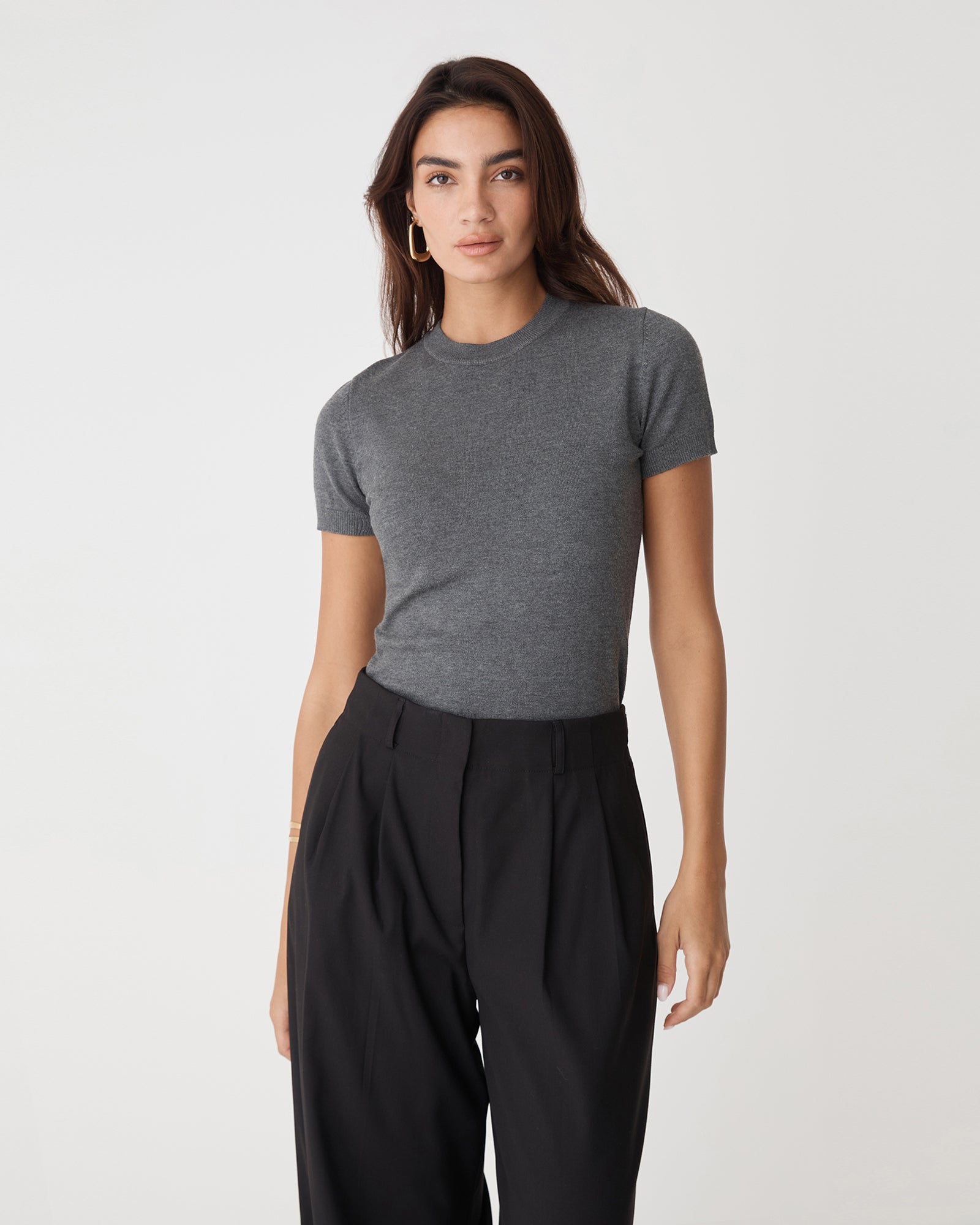 Catherine Short Sleeve Knit