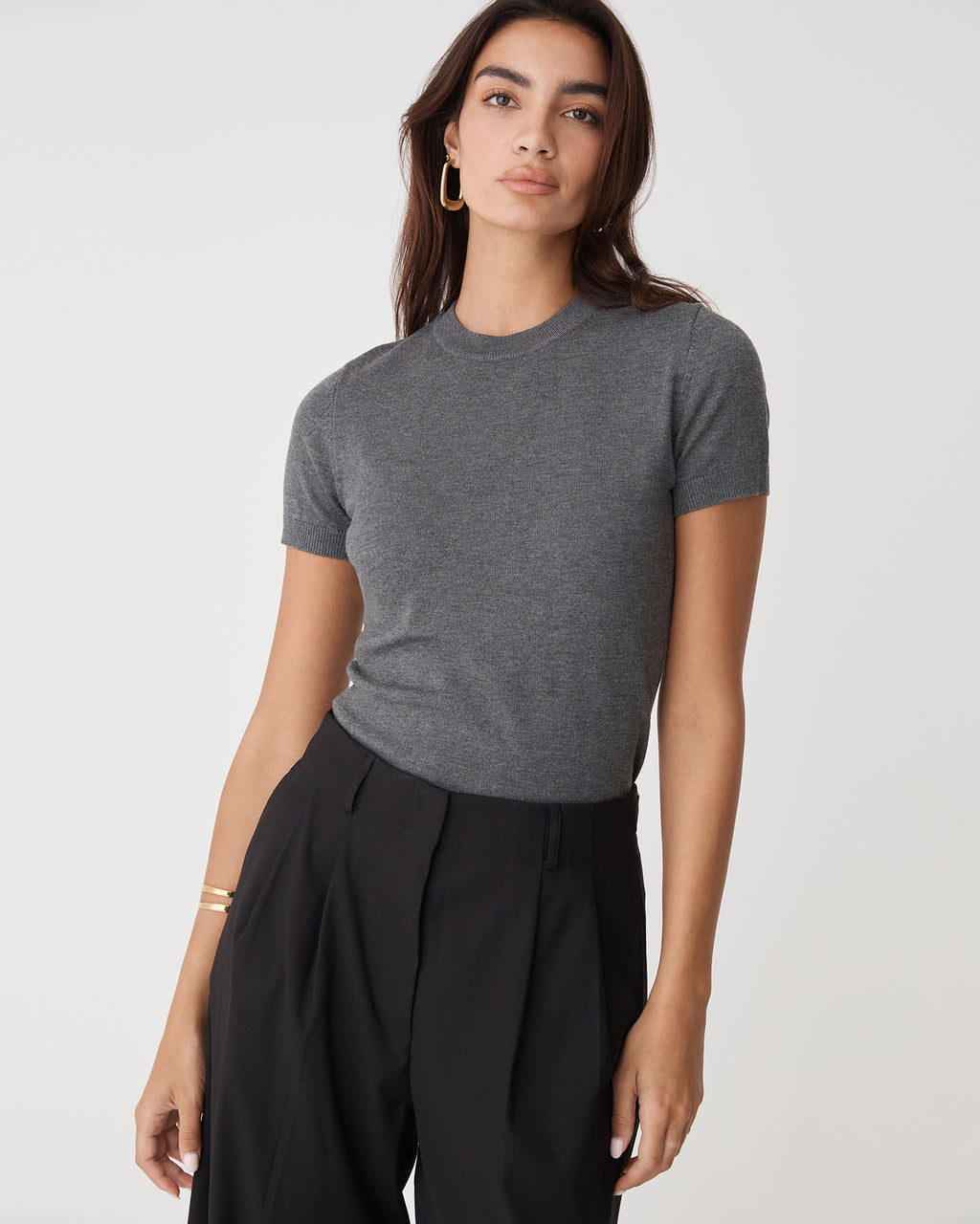 Catherine Short Sleeve Knit