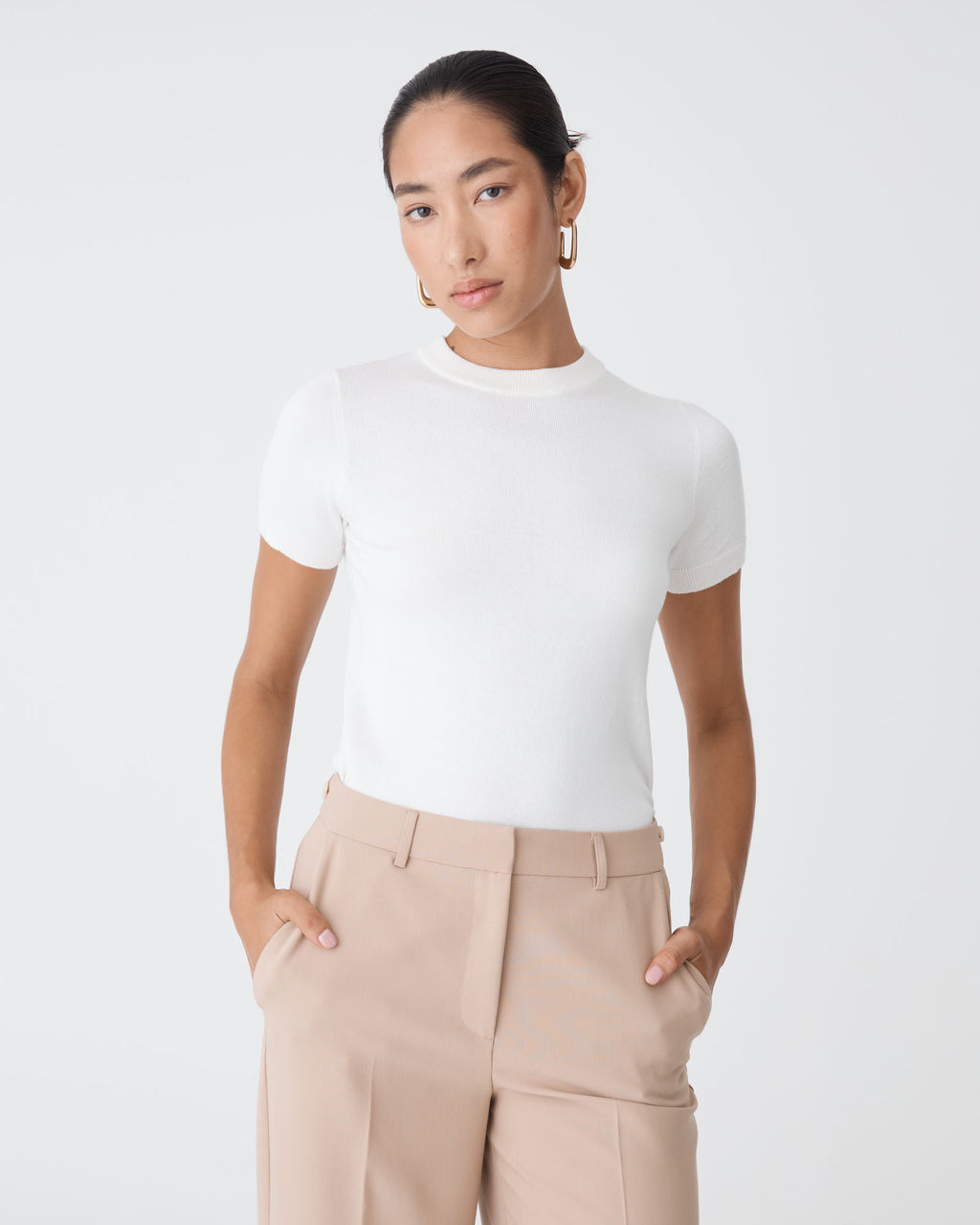 Catherine Short Sleeve Knit