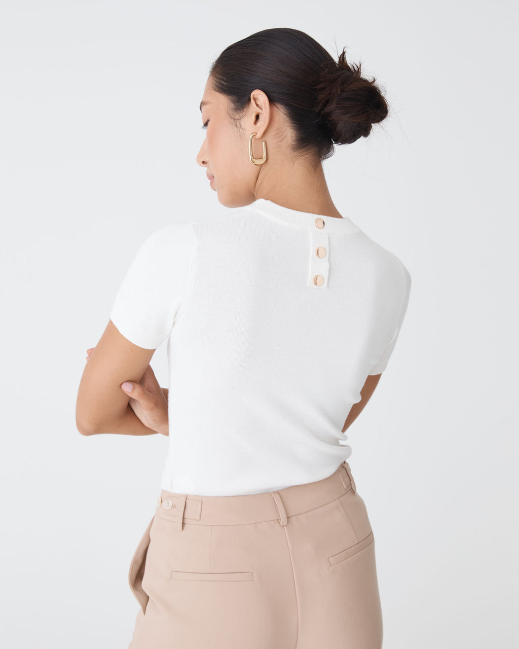 Catherine Short Sleeve Knit