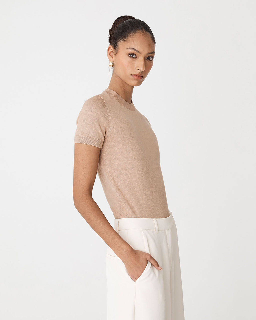 Catherine Short Sleeve Knit