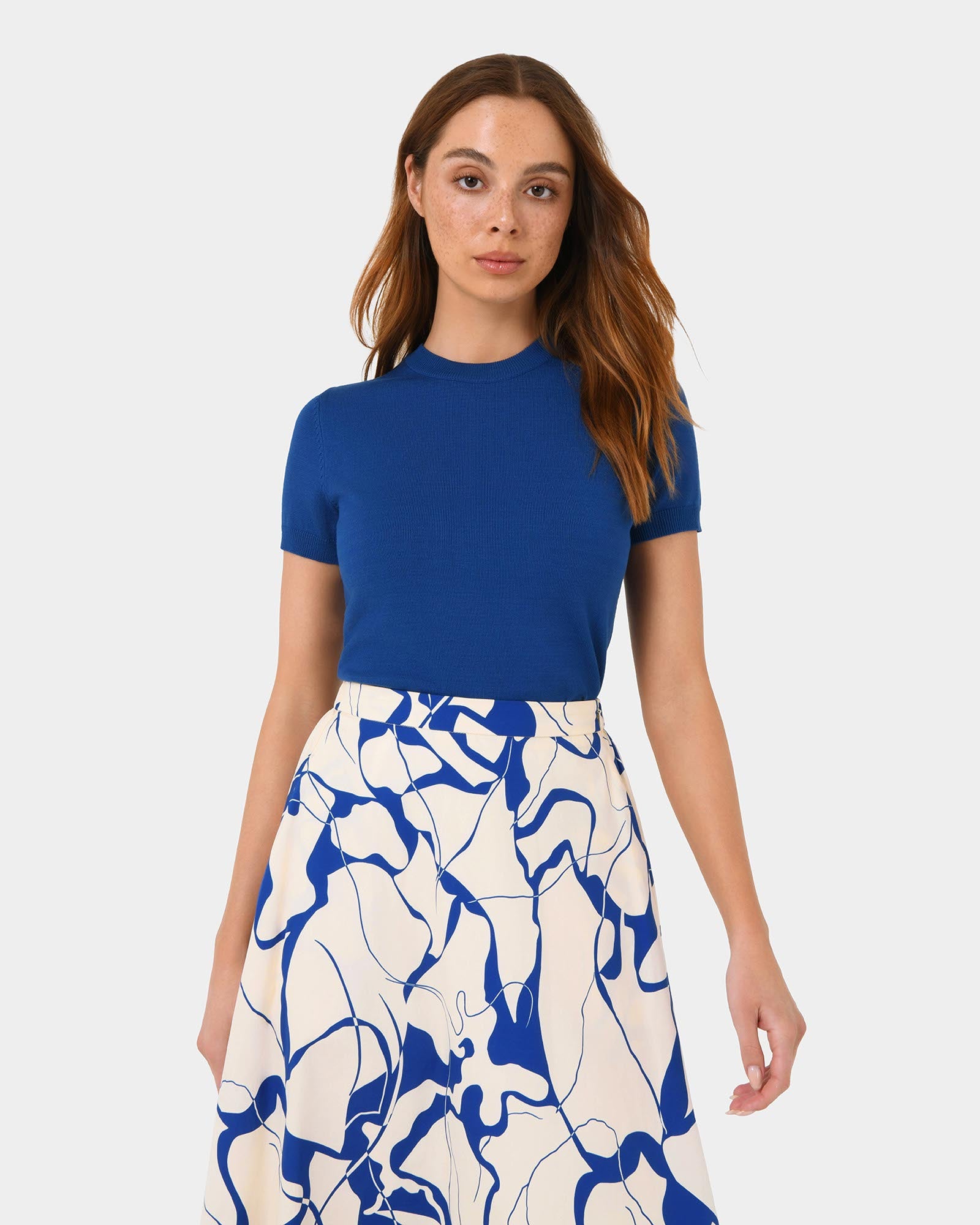 Catherine Short Sleeve Knit