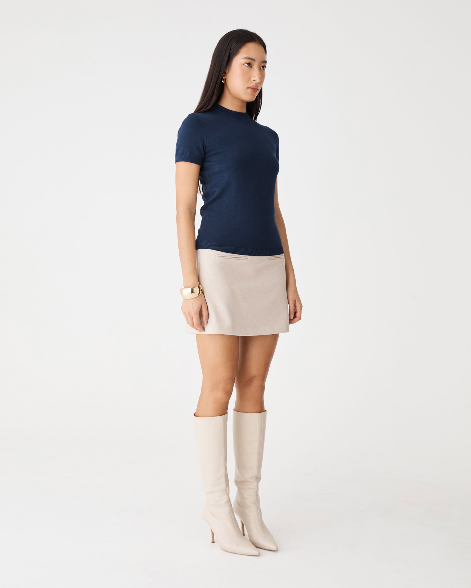 Catherine Short Sleeve Knit