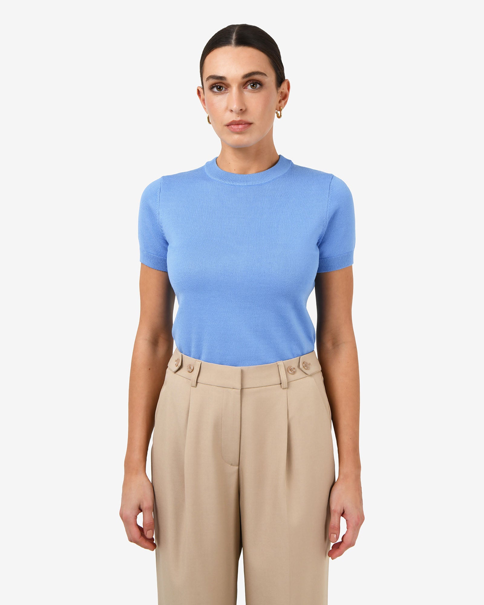 Catherine Short Sleeve Knit