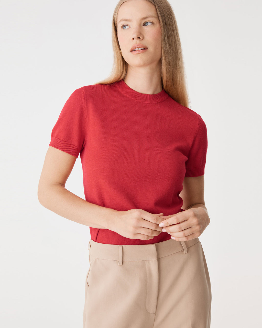 Catherine Short Sleeve Knit