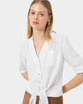 Claire Tie Front Blouse