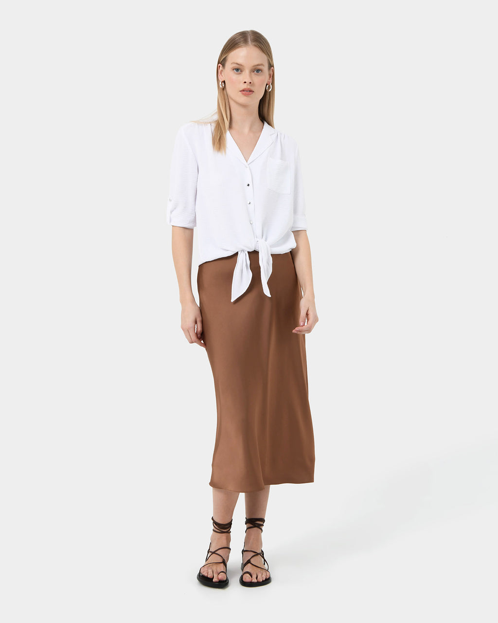 Claire Tie Front Blouse