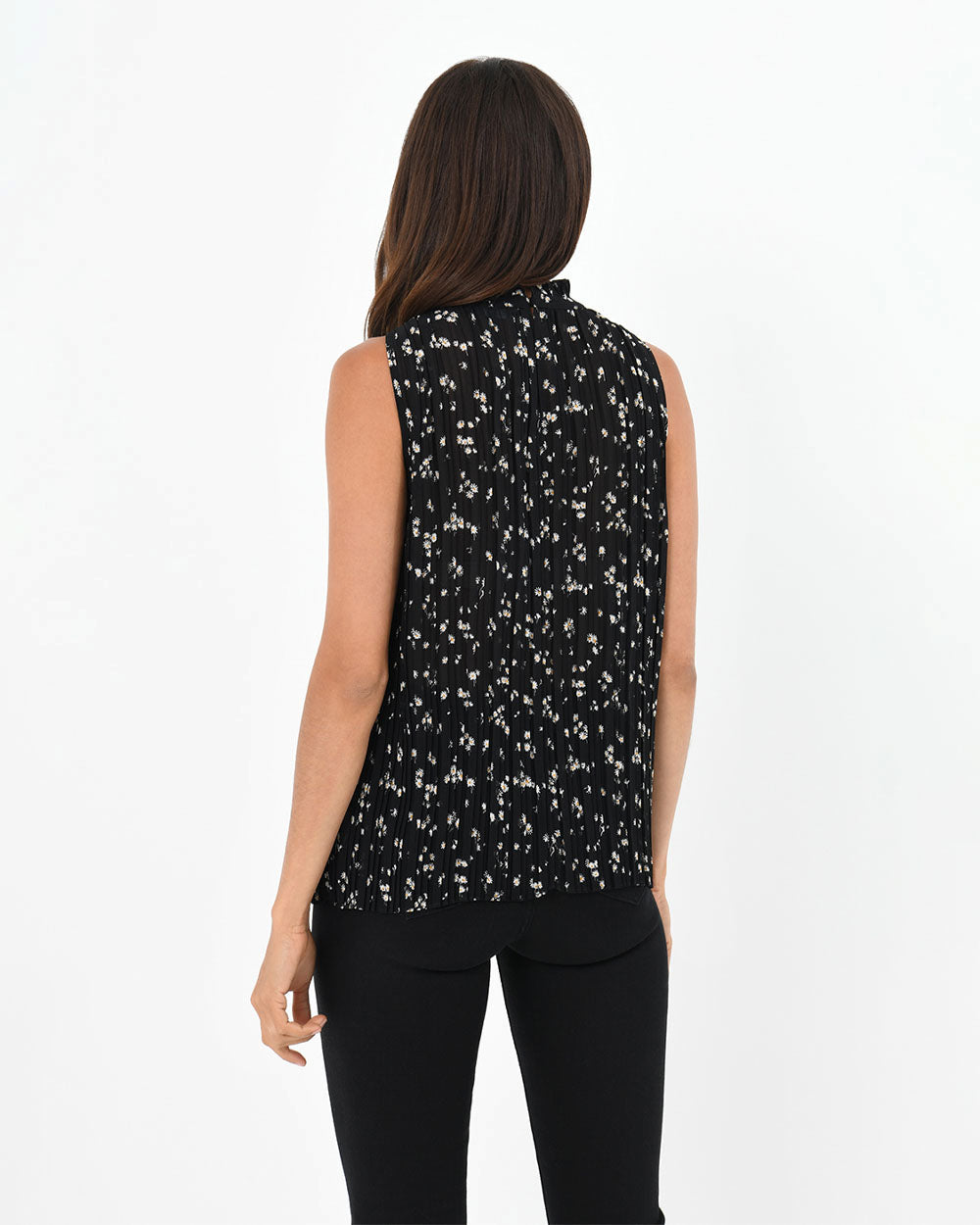 Della Pleated Top