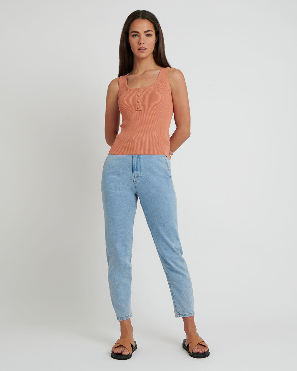 Alba Knit Rib Top