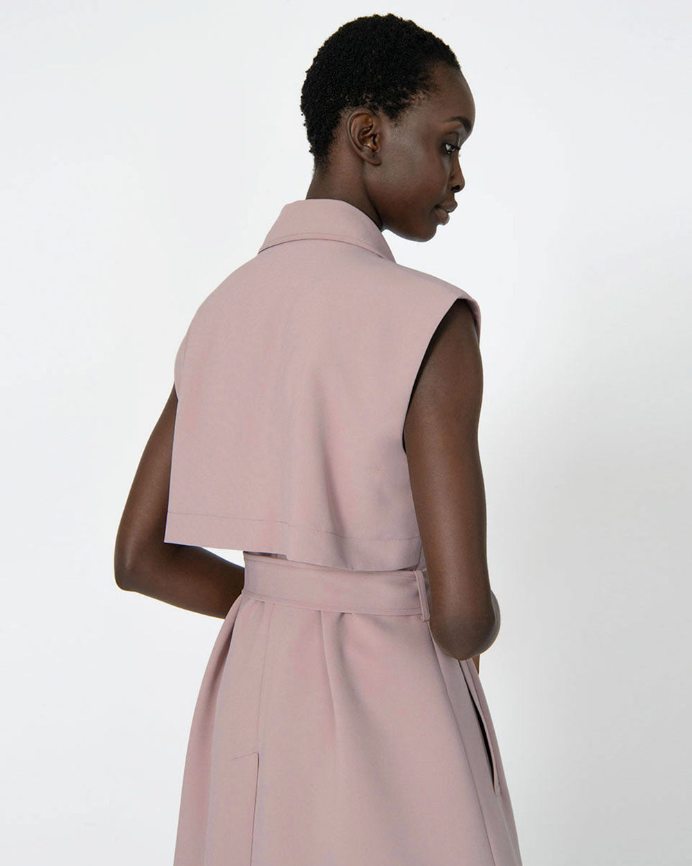 Celia Sleeveless Trench Coat