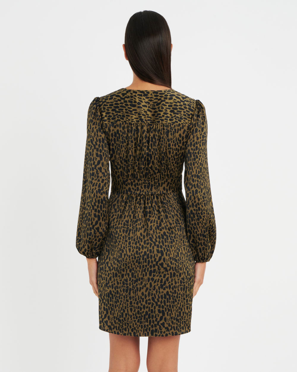 Marion Printed Crossover Dress