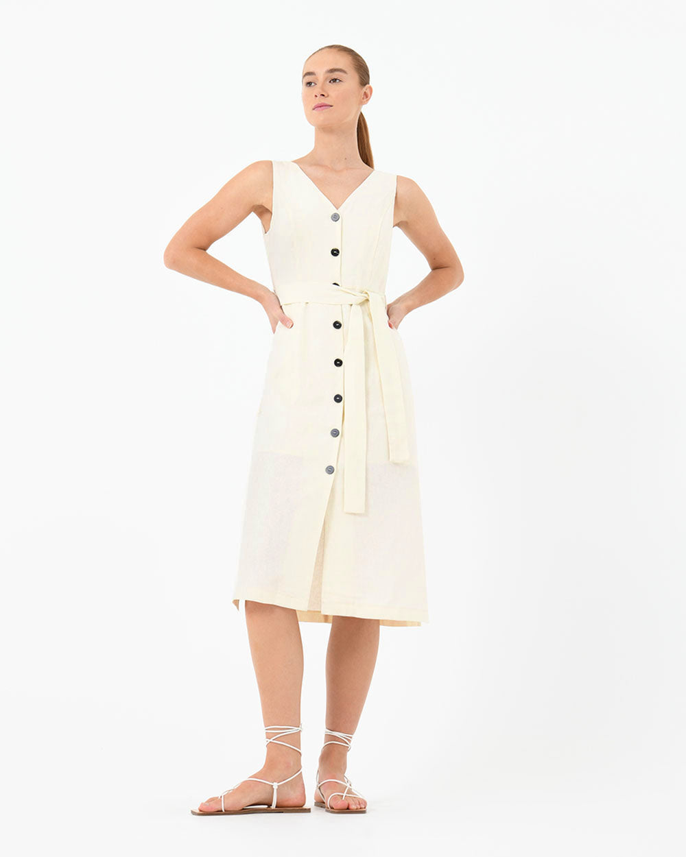 Scarlet Tie Waist Dress