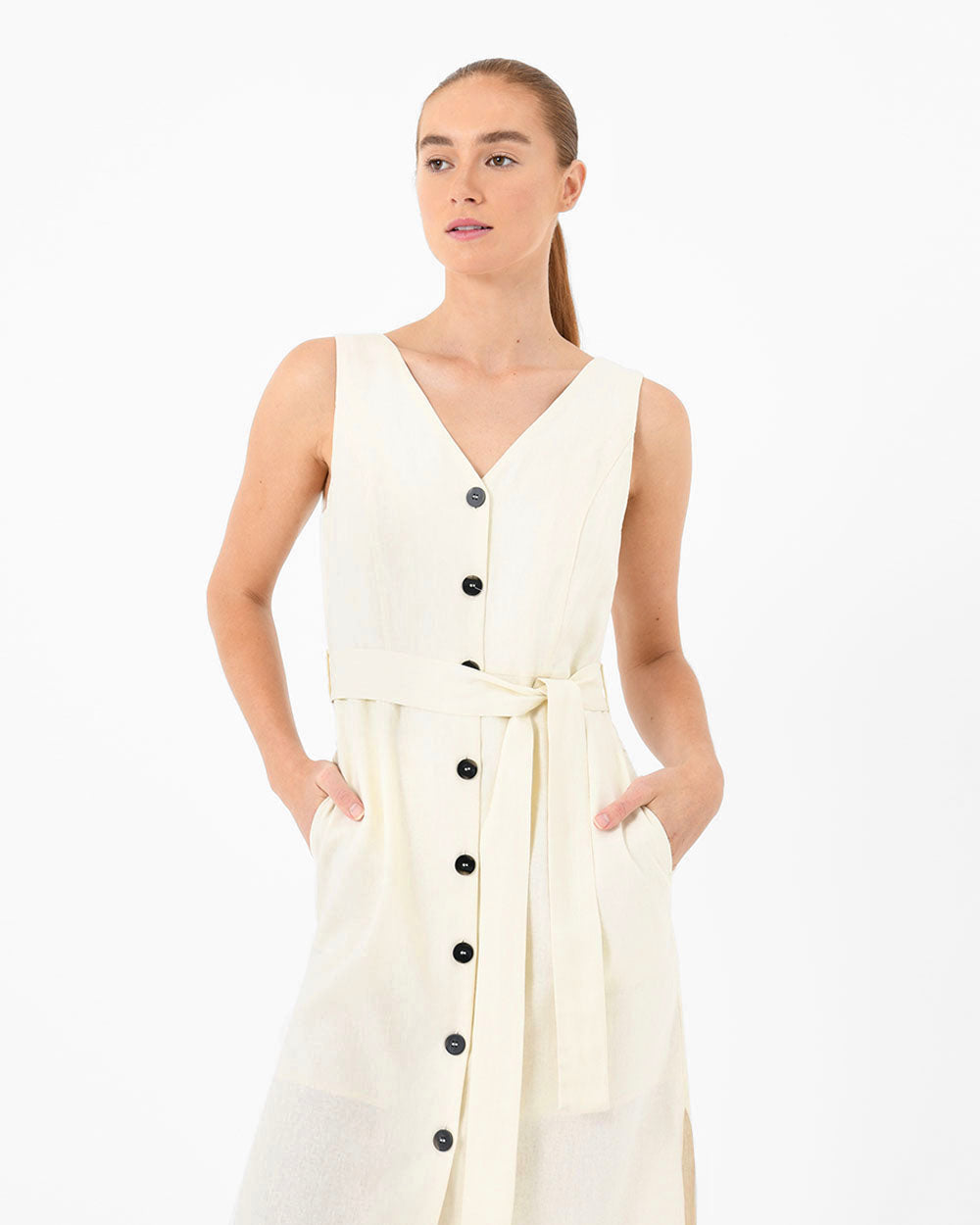Scarlet Tie Waist Dress