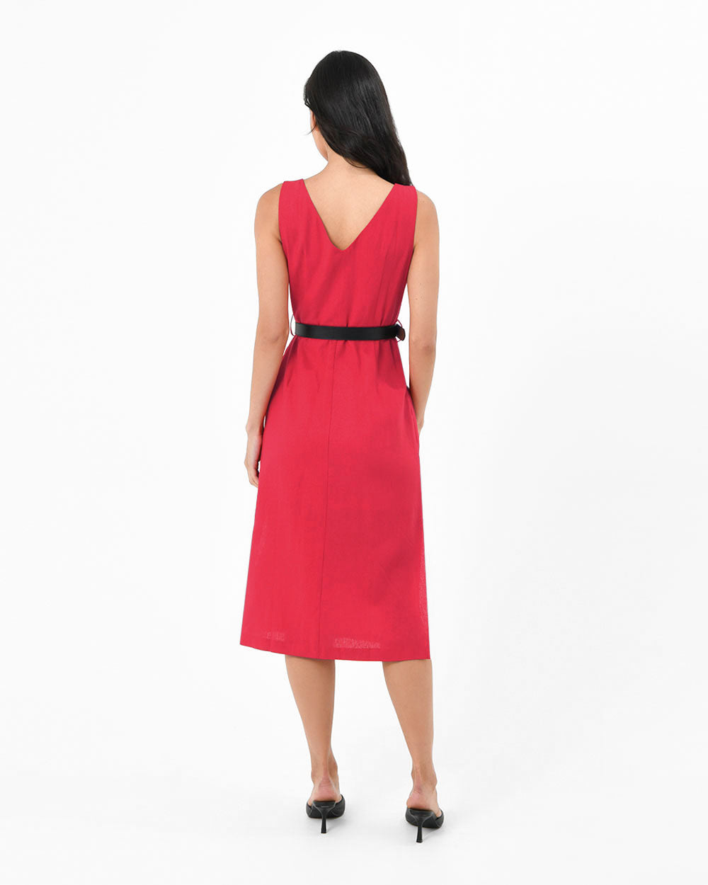 Scarlet Tie Waist Dress