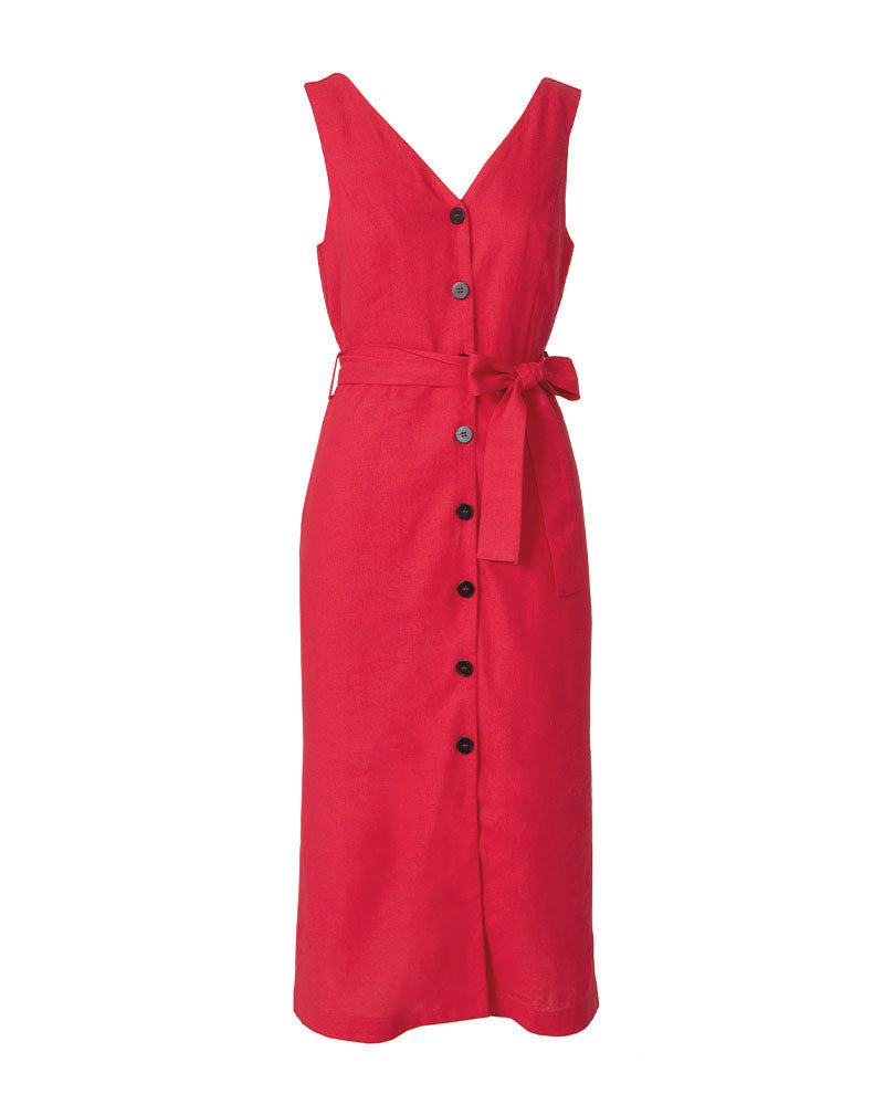 Scarlet Tie Waist Dress