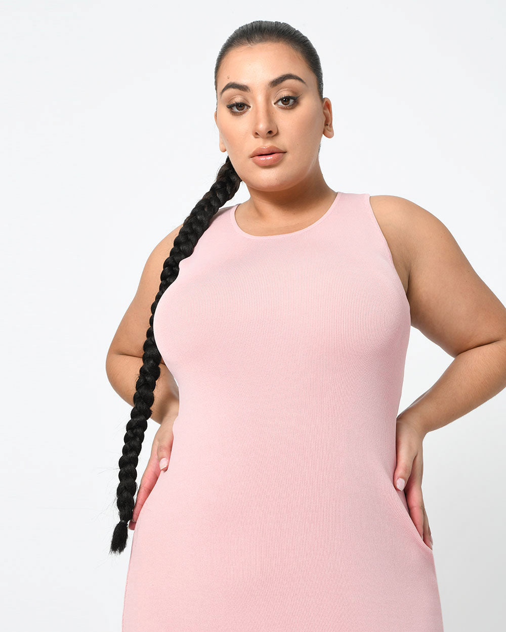 Rylin Racer Back Knit Dress