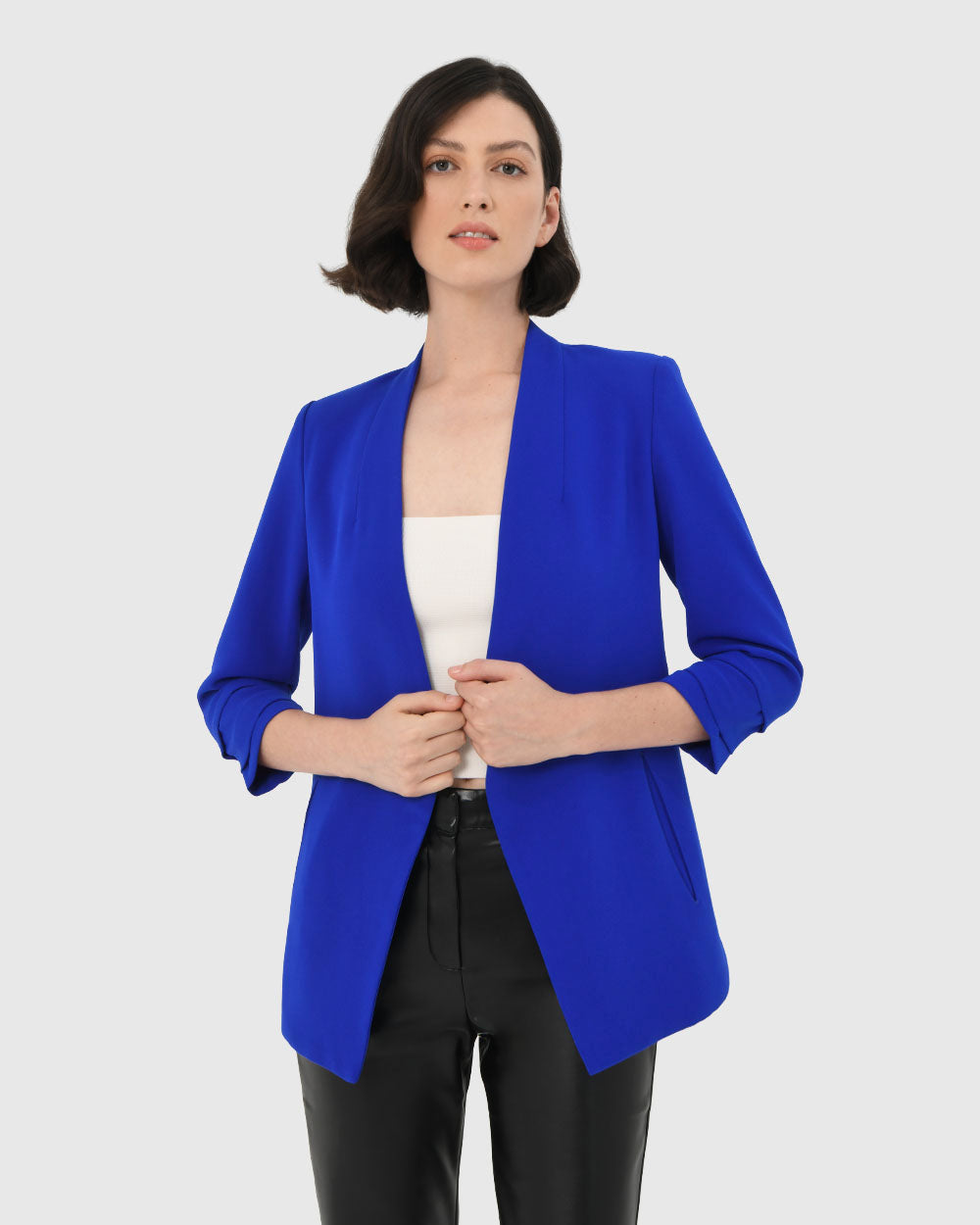 Carter 2 Collarless Blazer