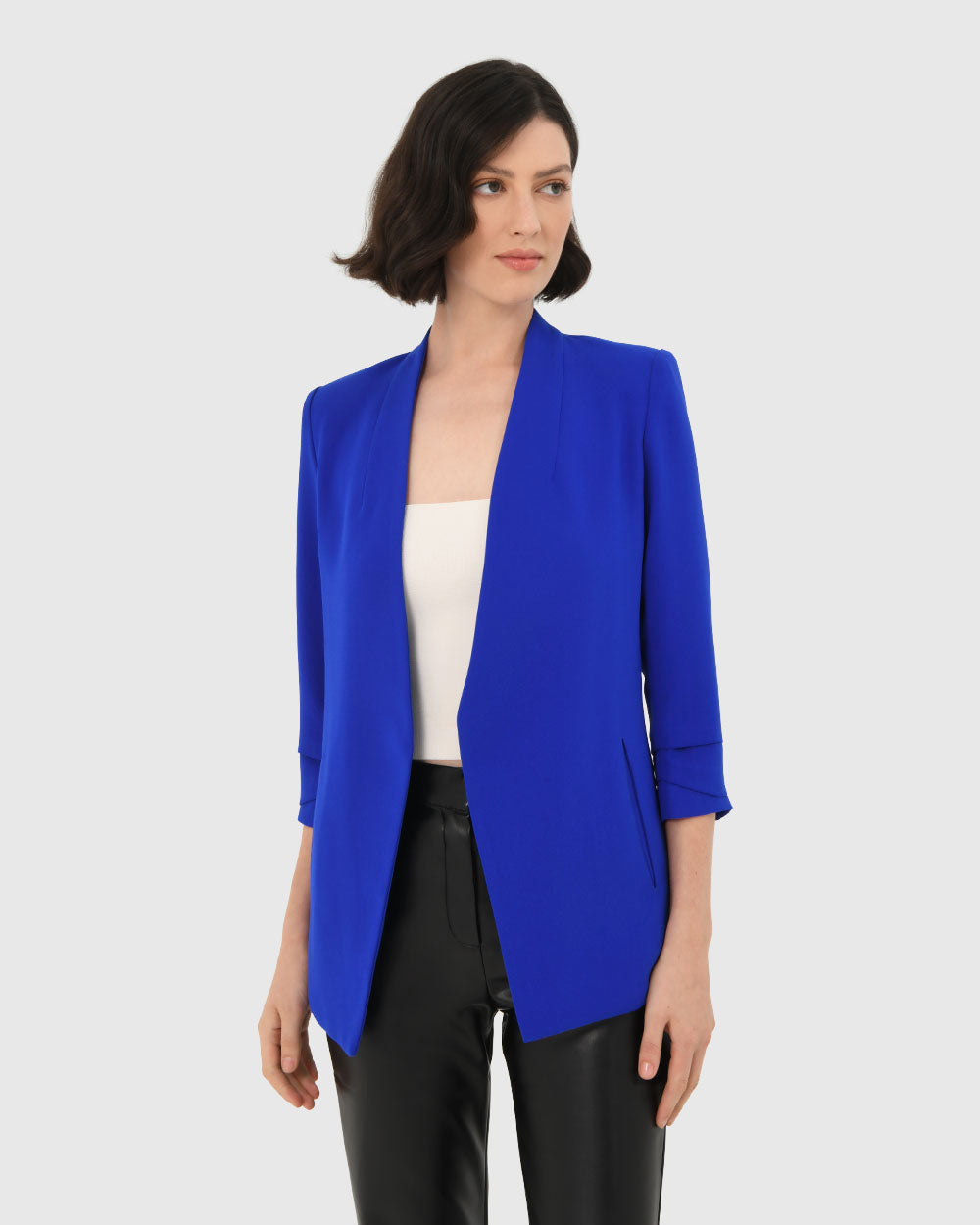 Carter 2 Collarless Blazer
