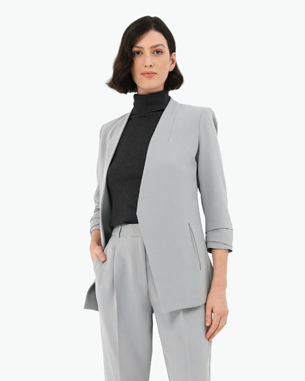Carter 2 Collarless Blazer