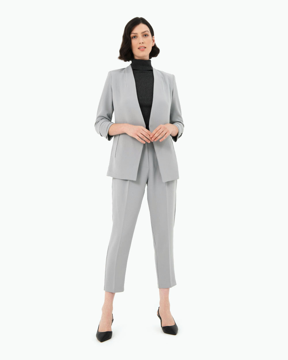 Carter 2 Collarless Blazer