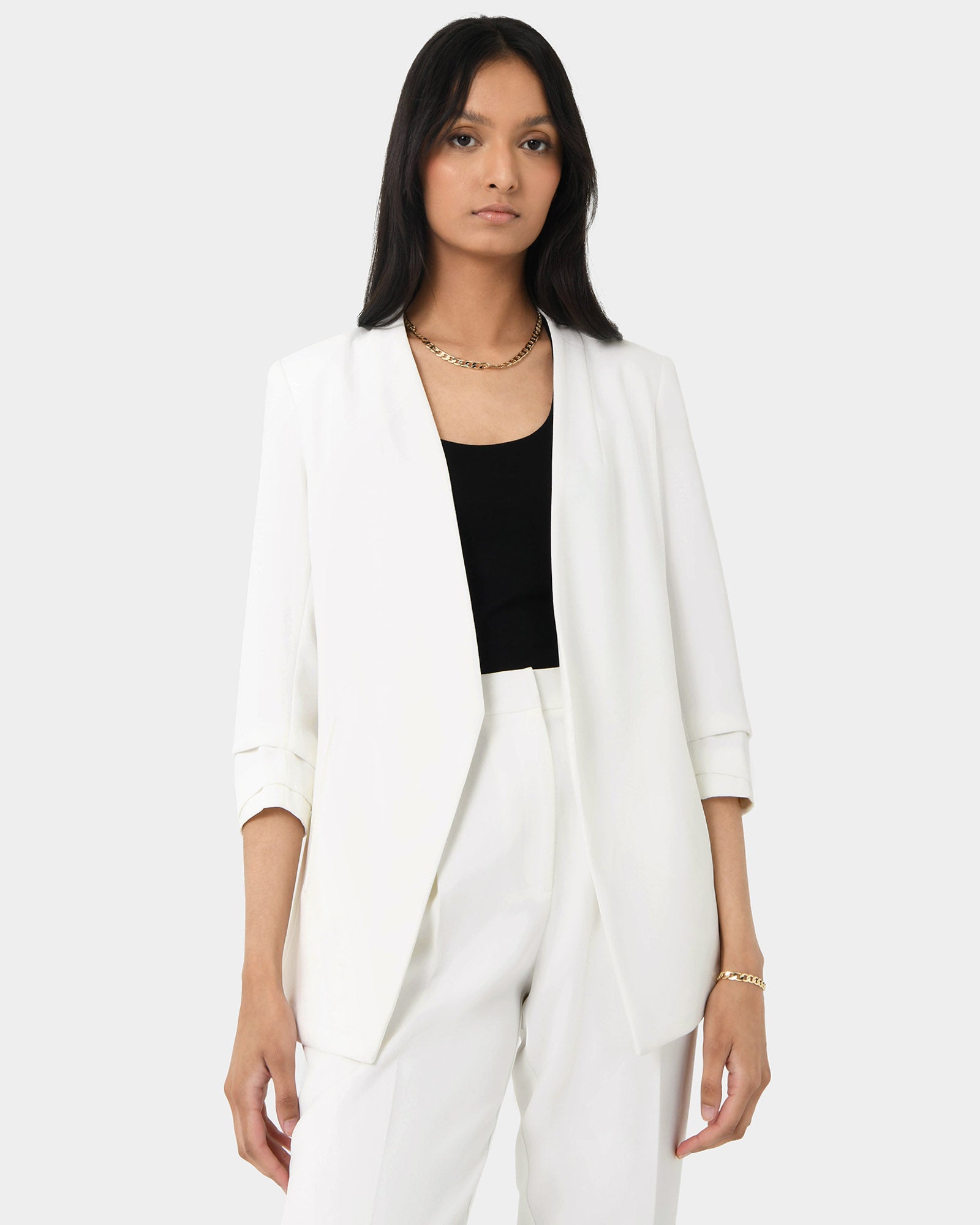 Carter 2 Collarless Blazer