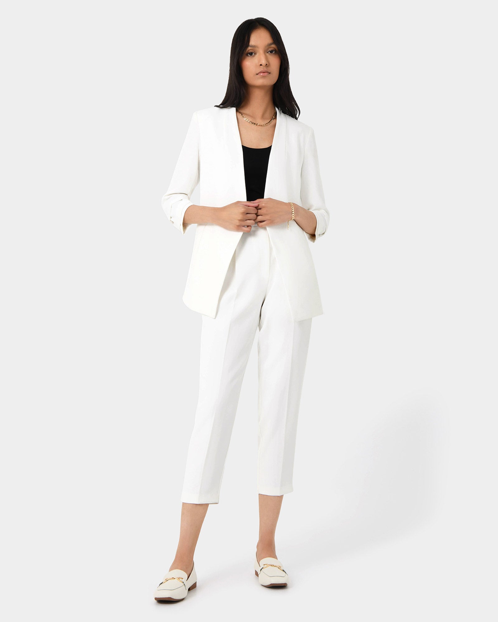 Carter 2 Collarless Blazer