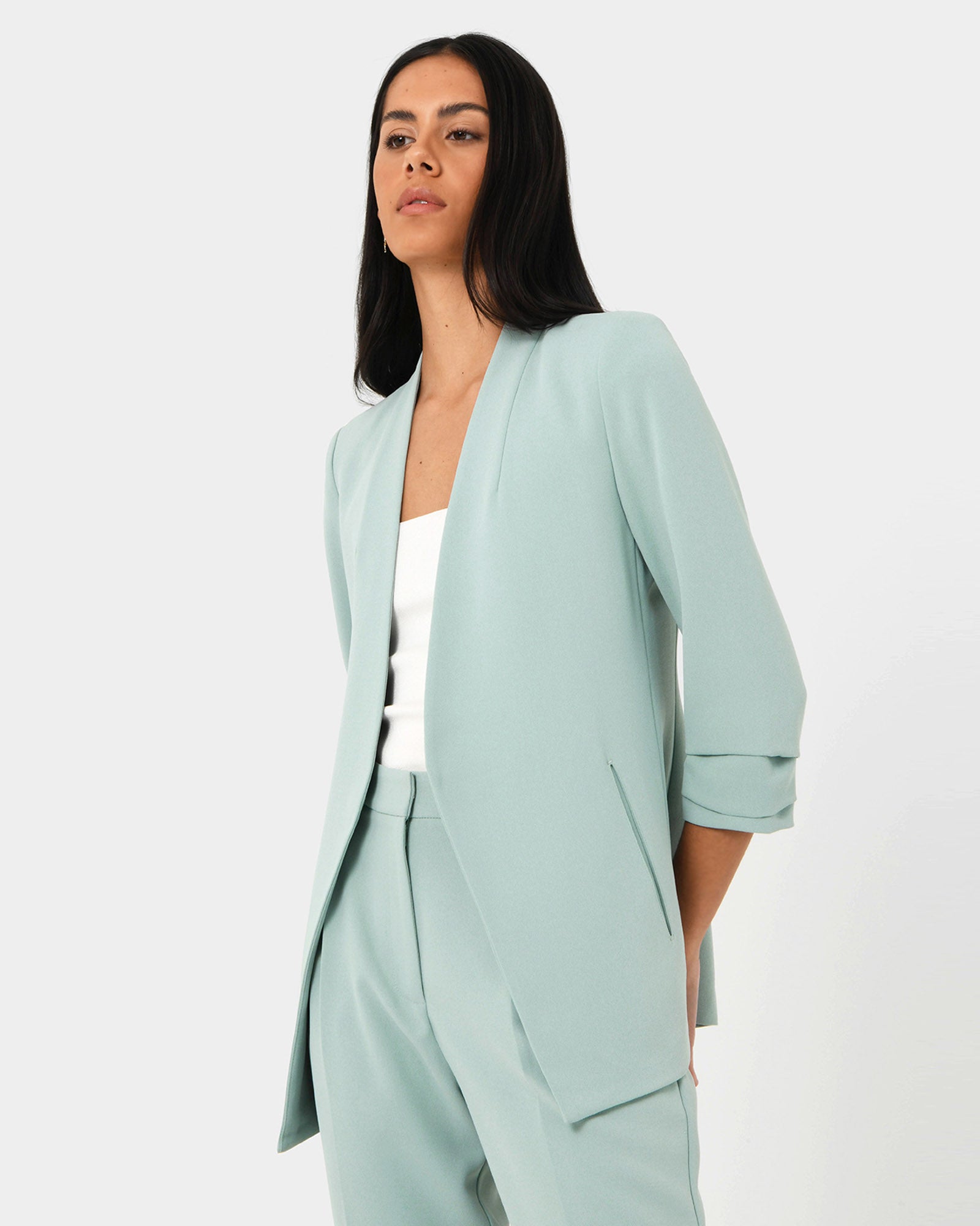 Carter 2 Collarless Blazer