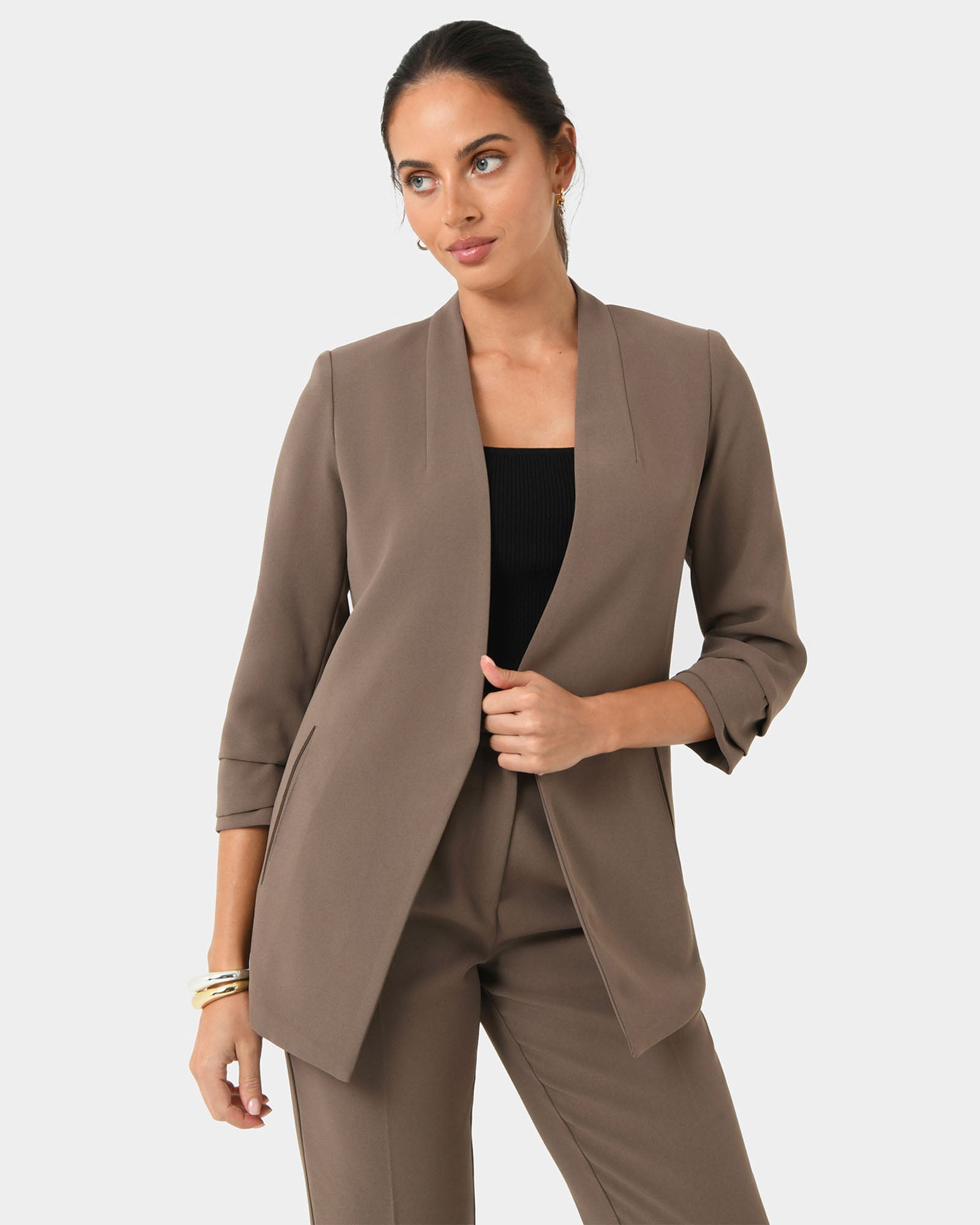 Carter 2 Collarless Blazer