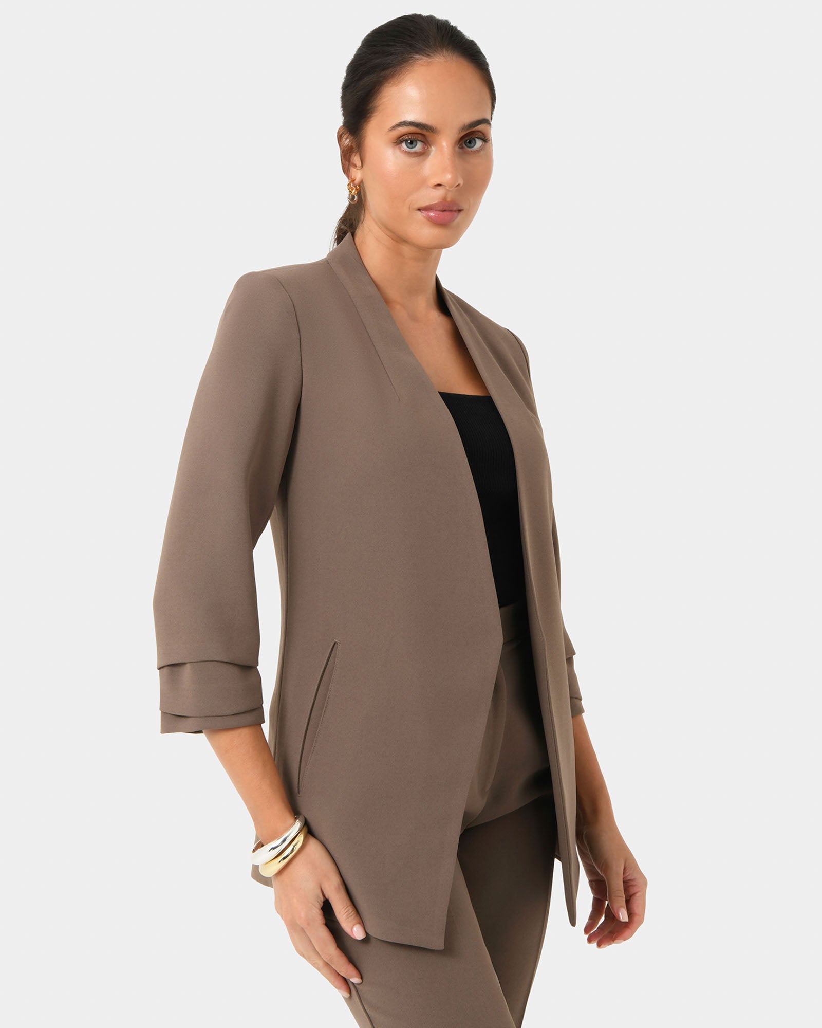Carter 2 Collarless Blazer