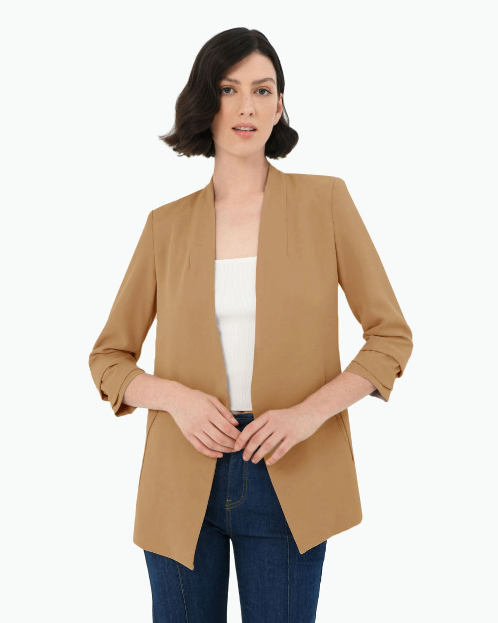 Carter 2 Collarless Blazer