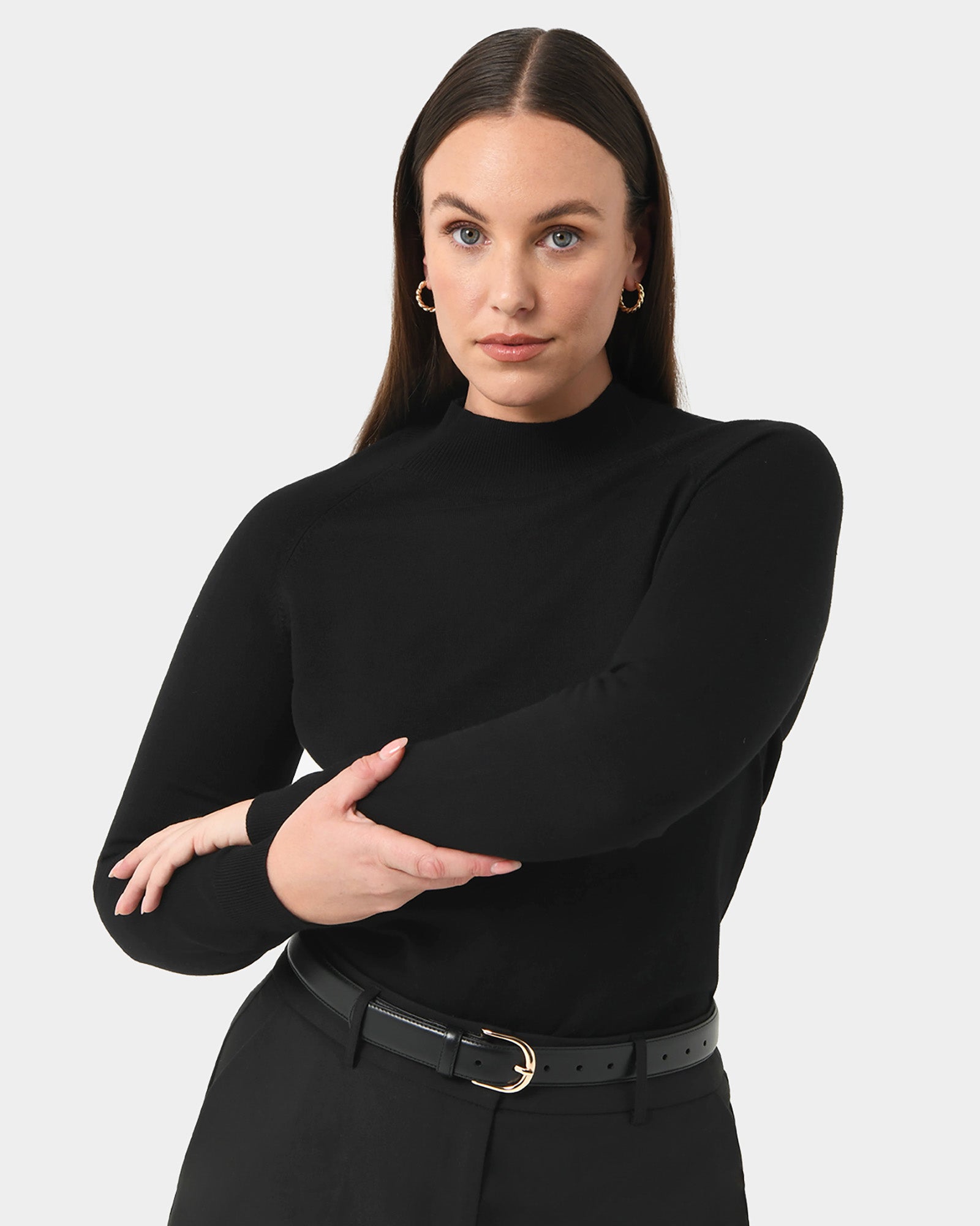 Maneh Mock Neck Knit