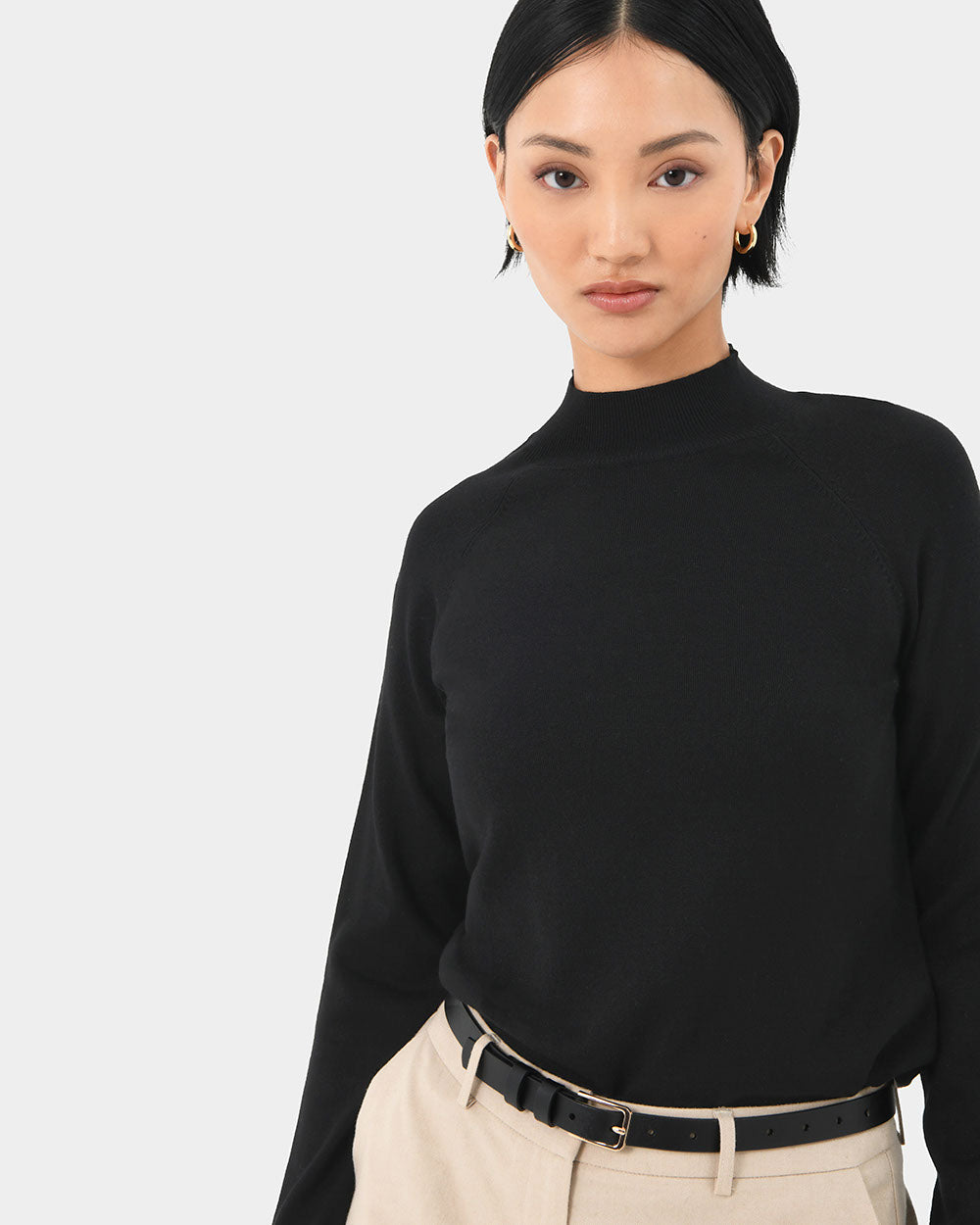 Maneh Mock Neck Knit