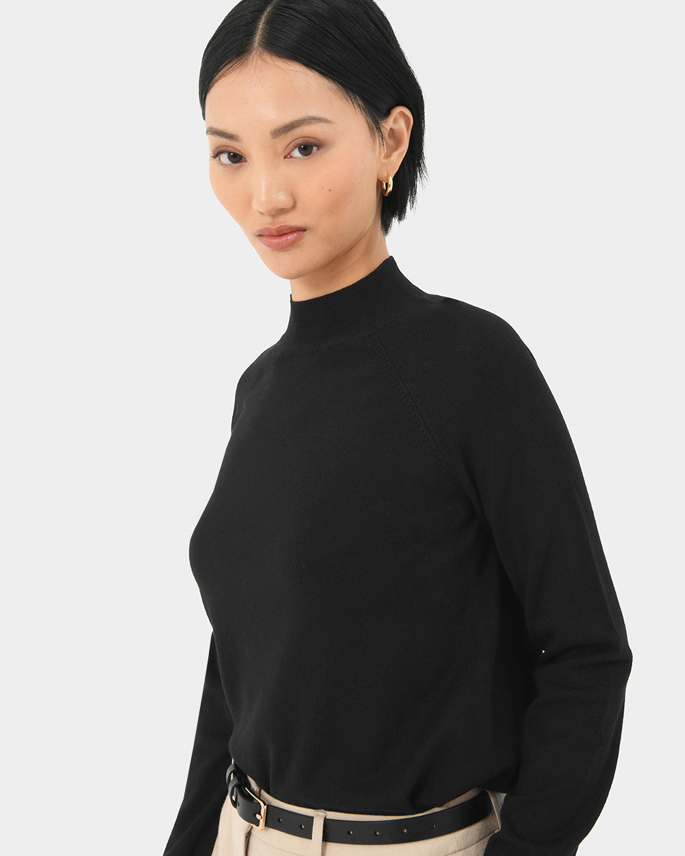 Maneh Mock Neck Knit